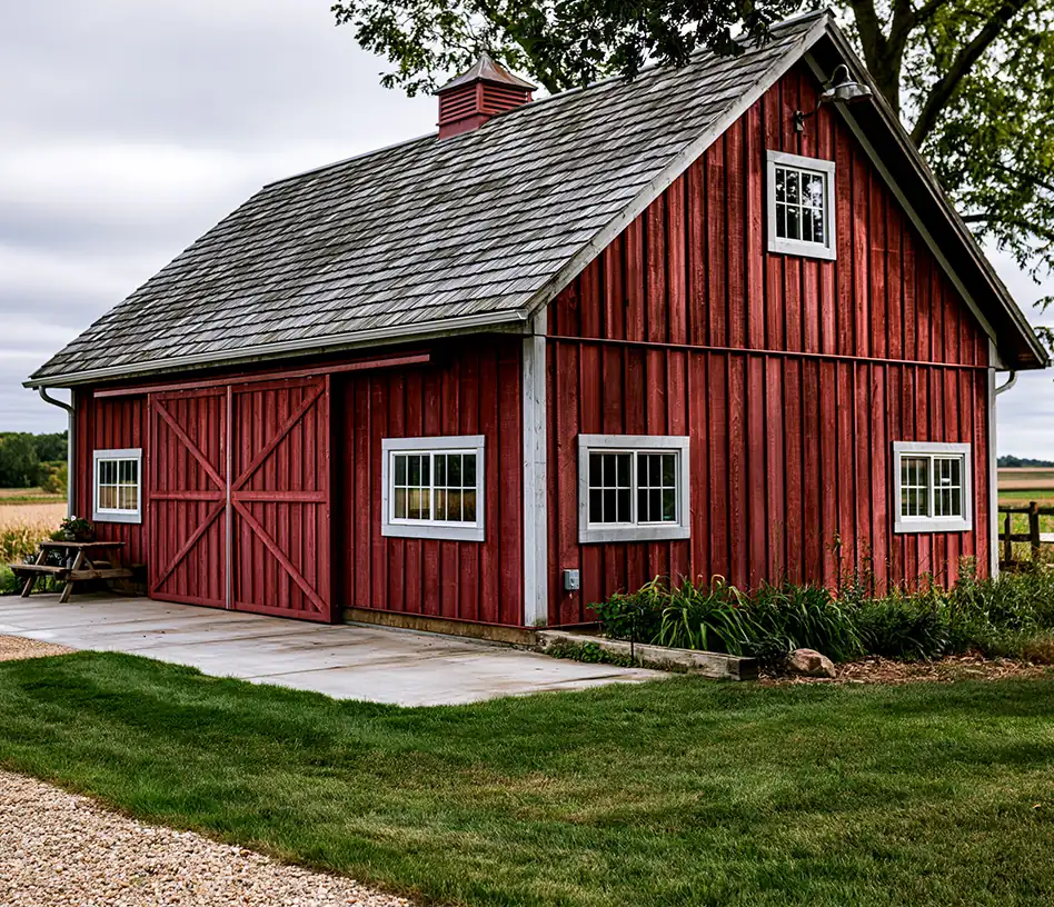 Barn painting Waukesha County Wisconsin