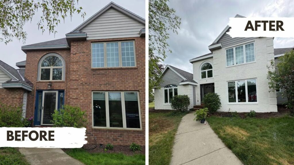 Exterior Brick Painting
