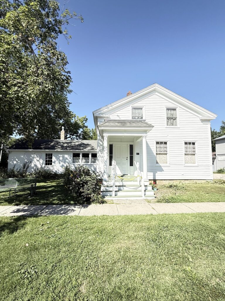 White house exterior in Mukwonago